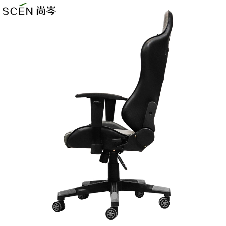 PU Leather Gaming Race Chair Executive Swivel Comfortable Ergonomic Lumbar Support Racing Gaming Chair