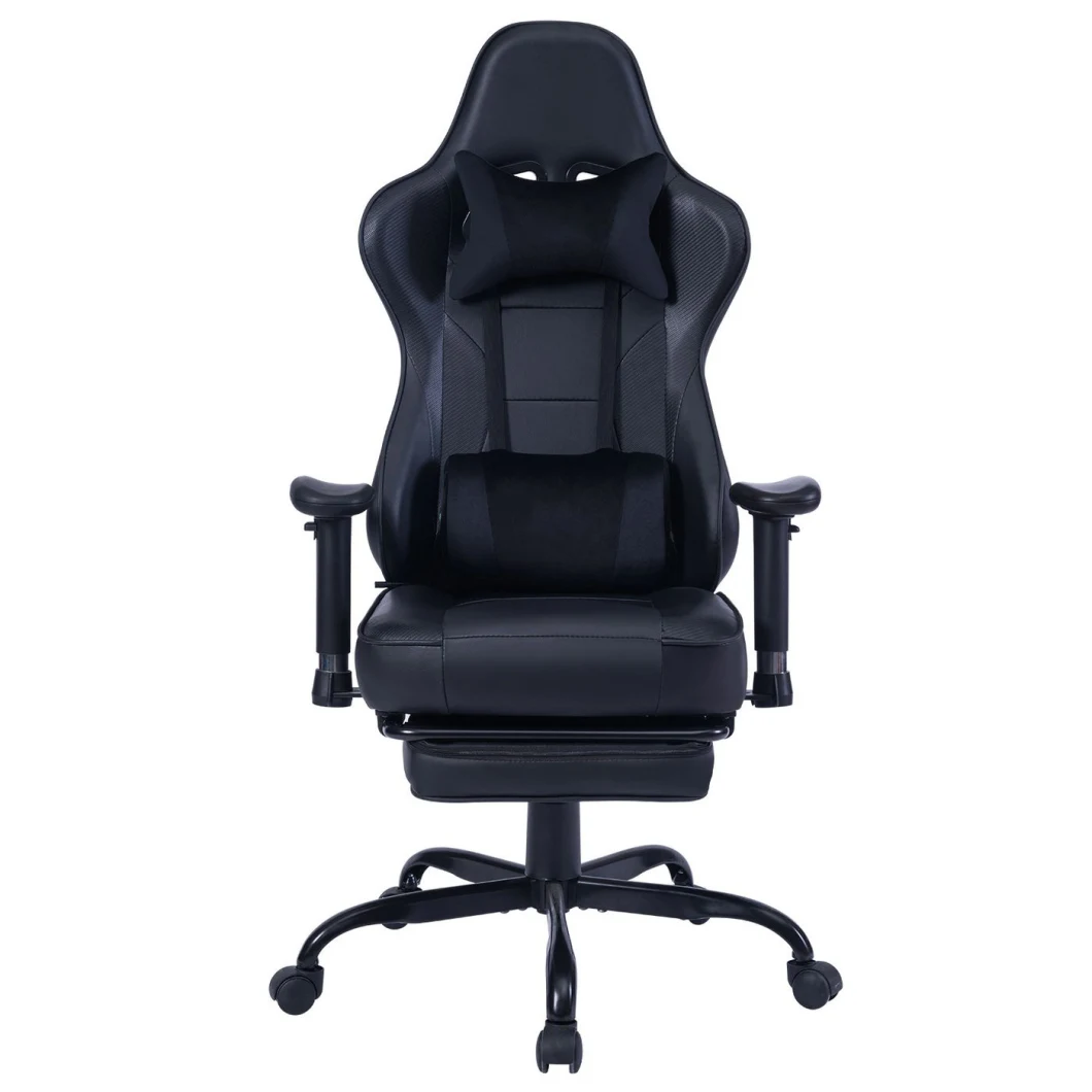 Racing Style Gaming Chair Sedia Di Gioco Adjustable Armrest Swivel Gaming Chair with Footrest