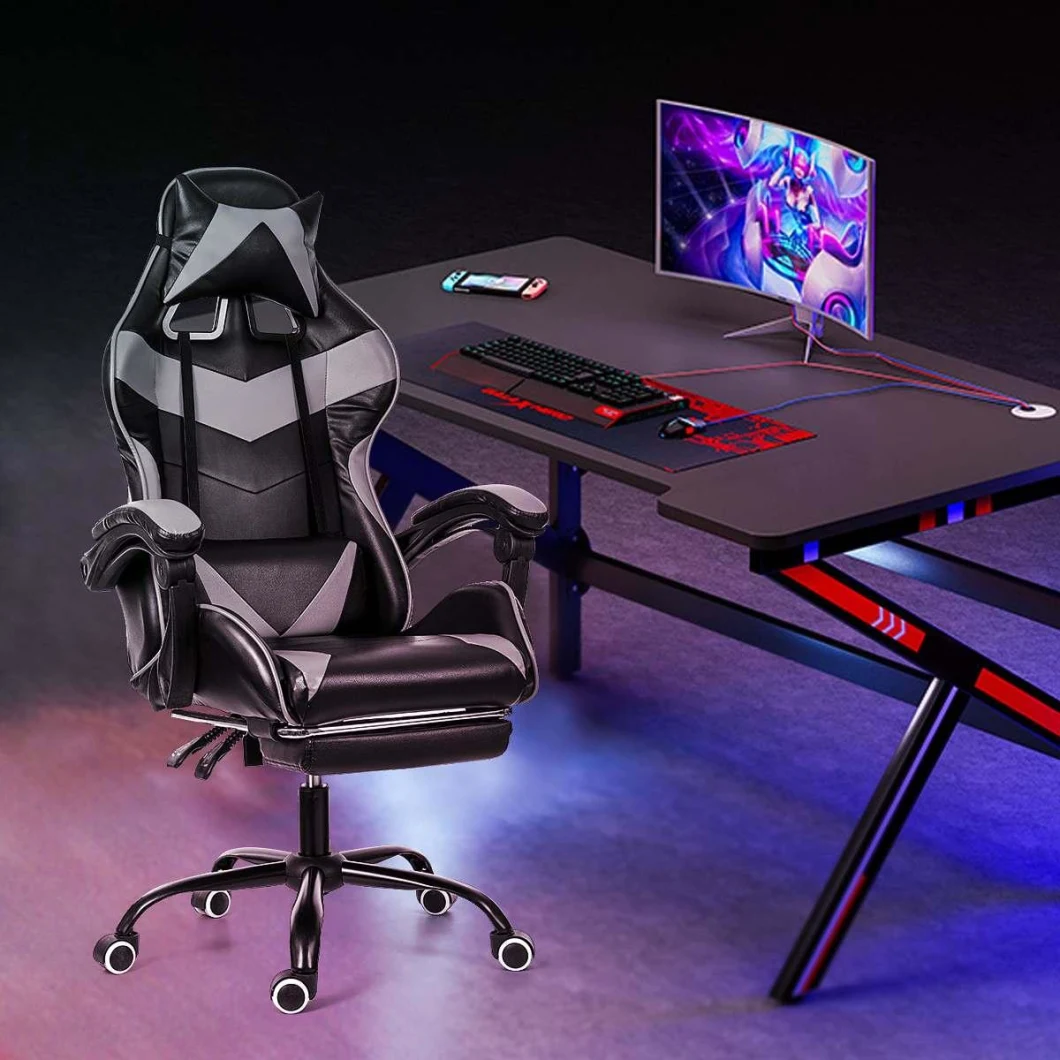 K Shaped Computer Laptop Table Workstation Working Studying Gaming Desk